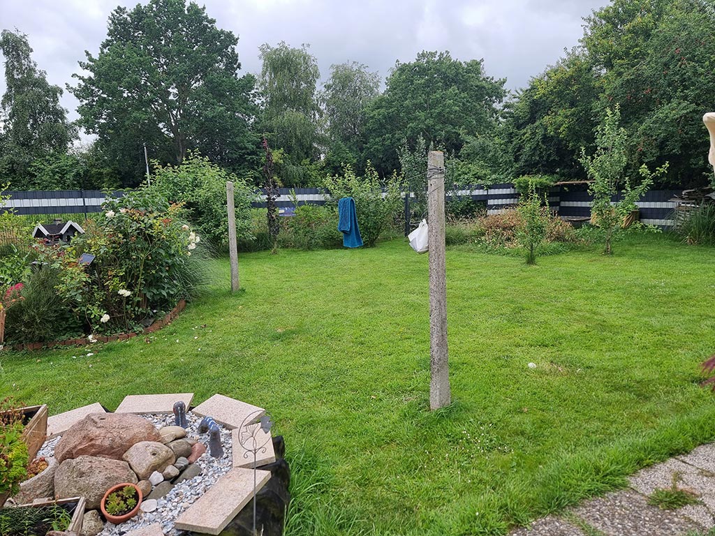 Garten Großer eingezäunter Garten